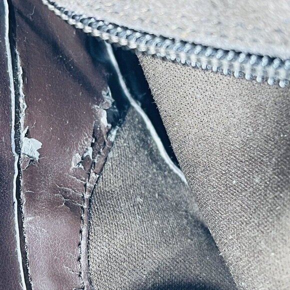 Hot from Hollywood 11W Brown Leather Slouchy Knee High Boots For Wome - Picture 4 of 13